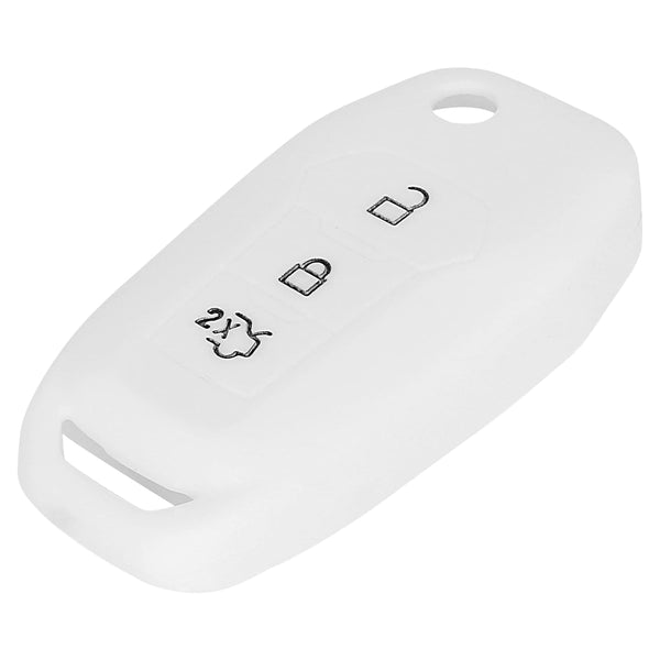 JVCV® Car Key Cover Compatible with Ford Endeavour Figo Aspire Freestyle Flip Key - Rally Stripe