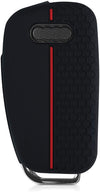JVCV® Car Key Cover Compatible with Audi A1 A3 A6 Q2 Q3 Q7 TT TTS R8 S3 S6 RS3 Folding Key