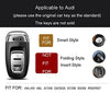 JVCV® Premium Soft TPU Leather Pattern Key Cover Compatible with Audi Smart Key