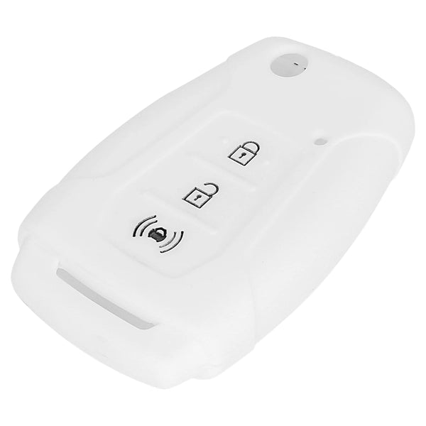 JVCV® Car Key Cover Compatible with Mahindra XUV 300 and Alturas G4 Flip Key - Rally Stripe