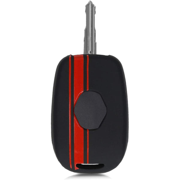 Car Key Cover Compatible with Renault Kiger, Kwid, Duster 2016, Triber 2 Button Remote Key - Rally Stripe