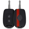 Car Key Cover Compatible with Renault Kiger, Kwid, Duster 2016, Triber 2 Button Remote Key - Rally Stripe