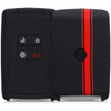 Car Key Cover Compatible with Renault Kiger Triber Smart Key - Rally Stripe