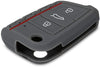 JVCV® Car Key Cover Compatible with Skoda Octavia, Kodiaq Superb Folding Key - Rally Stripe