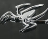 JVCV® 3D Metal Spider Sticker – Chrome Emblem Badge for Cars, Bikes, Laptops, Helmets & More