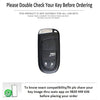 JVCV® Soft Handmade Lychee Pattern Leather Key Cover Compatible with Jeep Compass Trailhawk Push Button Smart Key