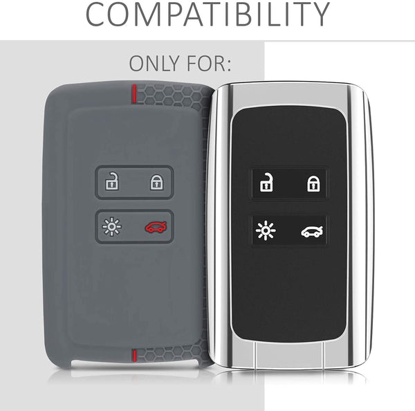 JVCV® Car Key Cover Compatible with Renault Kiger Triber Smart Key