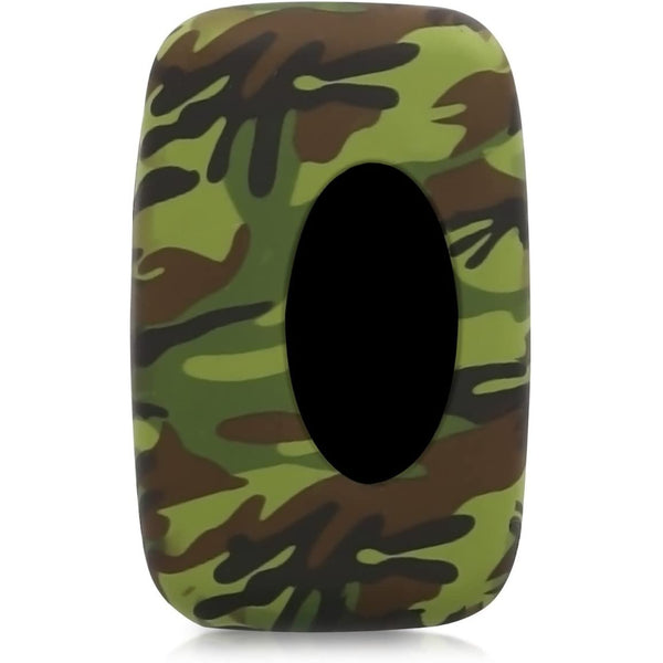 Car Styling Soft Silicone Camouflage Key Cover Compatible with Jaguar & Land Rover Smart Key (Green Camouflage)