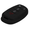 JVCV® Car Key Cover Compatible with Hyundai Creta Venue Aura Elite i20 Grand i10 Nios Xcent 3 Button Flip Key - Rally Stripe