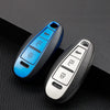 JVCV® Premium Soft TPU Leather Pattern Key Cover Compatible with Maruti Suzuki & Toyota Smart Keys