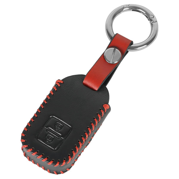 JVCV® Soft Handmade Leather Key Cover Compatible with Suzuki Grand Vitara, Baleno, XL6, Swift, Ertiga, Dzire, Fronx and Toyota Urban Cruiser, Glanza, Hyryder 2 button smart key