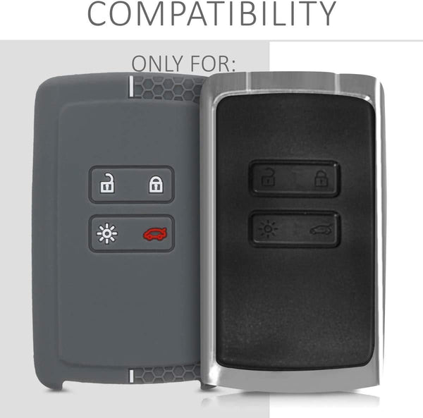 JVCV® Car Key Cover Compatible with Renault Kiger Triber Smart Key