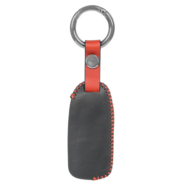 JVCV® Soft Handmade Leather Key Cover Compatible with Tata Curvv Tiago Tigor Nexon Punch Hexa Zest Bolt Safari Storme Flip Key