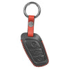 JVCV® Soft Handmade Leather Key Cover Compatible with MG ZS EV and Astor Smart Key