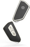 JVCV® Premium Soft TPU Leather Pattern Key Cover Compatible with Skoda Smart Key
