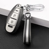 JVCV® Premium Soft TPU Leather Pattern Key Cover Compatible with Maruti Suzuki & Toyota Smart Keys