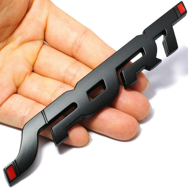 JVCV® 3D Metal Sport Sticker – Chrome Car & Bike Emblem Badge (Universal Fit, Premium Finish)