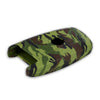 Car Styling Soft Silicone Camouflage Key Cover Compatible with BMW Smart Key (Green Camouflage)
