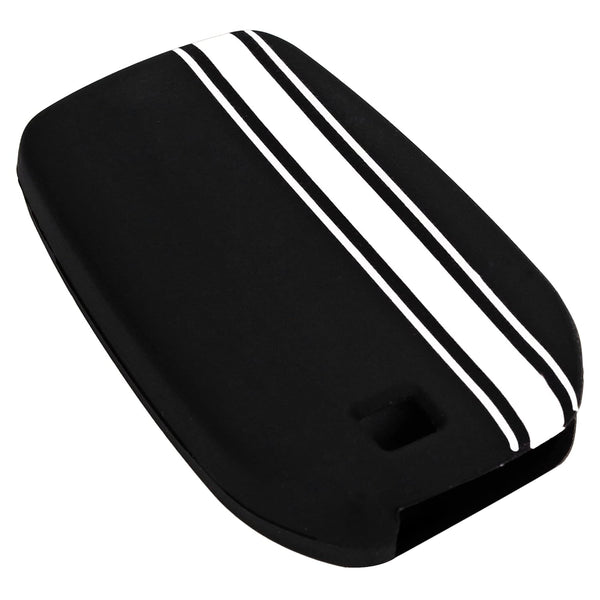 JVCV® Car Key Cover Compatible with Toyota Innova Crysta Hycross & Fortuner Smart Key - Rally Stripe