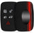 Car Key Cover Compatible with Jaguar & Land Rover Smart Key - Rally Stripe