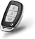 JVCV® Premium Soft TPU Leather Pattern Key Cover Compatible with Hyundai Smart Key's