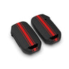 JVCV® Car Key Cover Compatible with Kia Seltos Facelift HTX and Carens X 4 Button Smart Key - Rally Stripe