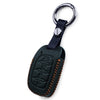 JVCV® Soft Handmade Leather Key Cover Compatible with New Hyundai Alcazar and Creta 4 Button Smart Key