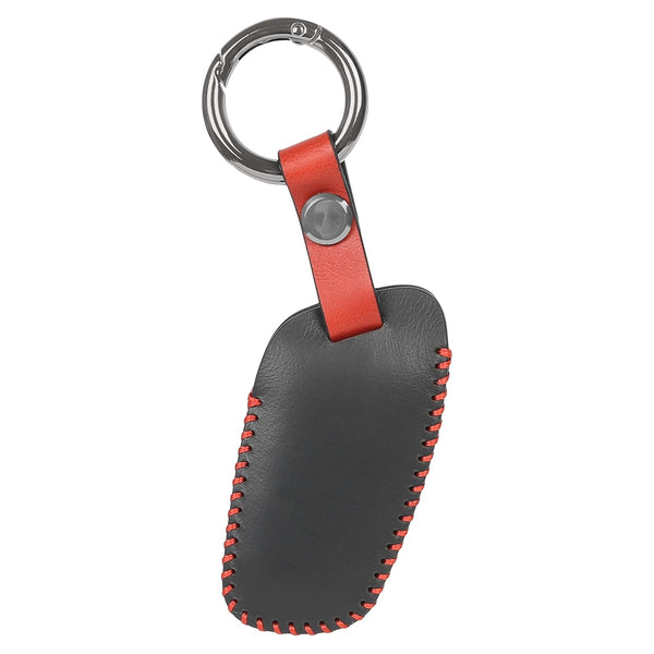JVCV® Soft Handmade Leather Key Cover Compatible with MG ZS EV and Astor Smart Key