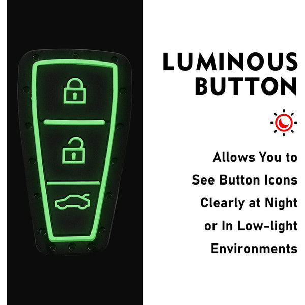 JVCV® Hard Case Key Cover Compatible with Maruti Suzuki 2 & 3 Button Baleno Ciaz Vitara Brezza S Cross Swift Ignis and Toyota Urban Cruiser Smart Key Stylish Durable Protection