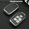JVCV® Premium Soft TPU Leather Pattern Key Cover Compatible with Land Rover and Jaguar Smart Key