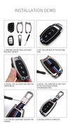 JVCV® Metal Key Cover compatible with Hyundai Alcazar and Creta 4 Button Key