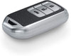 JVCV® Premium Soft TPU Leather Pattern Key Cover Compatible with Honda Smart Key