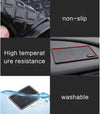 JVCV® Anti‑Slip Car Dashboard Mat – Magic Sticky PU Grip Pad for Phones, Sunglasses, Keys & More