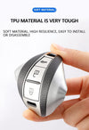 JVCV® Premium Soft TPU Leather Pattern Key Cover Compatible with Maruti Suzuki & Toyota Smart Keys