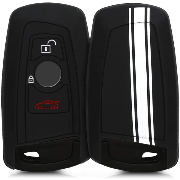 Car Key Cover Compatible with BMW Smart Key - Rally Stripe