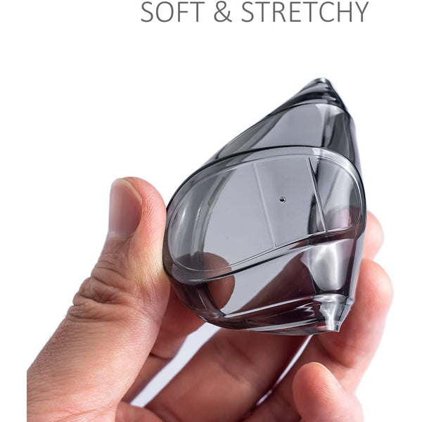 JVCV® Soft TPU Transparent Cover Compatible with Mercedes Benz S-Class G-Class E-Class 2022 Onwards 3 Button Smart Key with Keychain