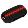 JVCV® Car Key Cover Compatible with Kia Seltos Facelift HTX and Carens X 4 Button Smart Key - Rally Stripe