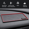 JVCV® Anti‑Slip Car Dashboard Mat – Magic Sticky PU Grip Pad for Phones, Sunglasses, Keys & More