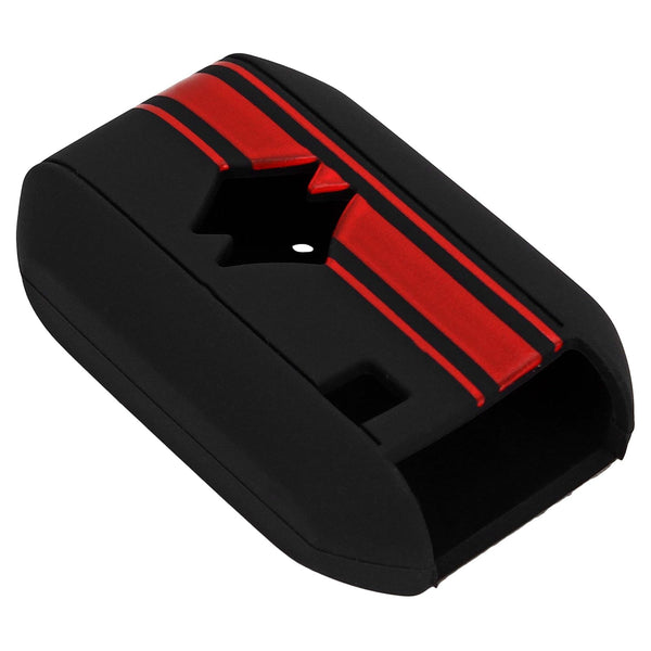 JVCV® Car Key Cover Compatible with Maruti Suzuki Dzire New Swift New Ertiga Smart Key - Rally Stripe
