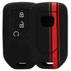 JVCV® Car Key Cover Compatible with Honda 3 Button Smart Key for City, Elevate, Civic, Jazz, Amaze, CR-V,BR-V, WR-V - Rally Stripe