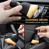 Car Interior Dust Brush, Car Detailing Brush, Soft Bristles Detailing Brush Dusting Tool for Automotive Dashboard, Air Conditioner Vents, Leather, Computer,Scratch Free (Brown)