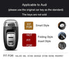 JVCV® Premium Soft TPU Leather Pattern Key Cover Compatible with Audi Smart Key