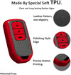 JVCV® Premium Soft TPU Leather Pattern Key Cover Compatible with Honda Smart Key