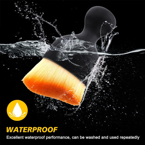 Car Interior Dust Brush, Car Detailing Brush, Soft Bristles Detailing Brush Dusting Tool for Automotive Dashboard, Air Conditioner Vents, Leather, Computer,Scratch Free (Brown)