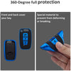 JVCV® Premium Soft TPU Leather Pattern Key Cover Compatible with Hyundai Verna Fluidic Old i20 Santafe Push Button Smart Key