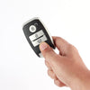 JVCV® Premium Soft TPU Leather Pattern Key Cover Compatible with Kia Seltos Sonet Carens 3 Button Push Start Car Key