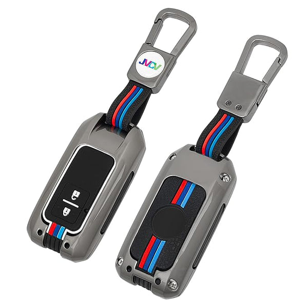 JVCV® Metal Key Cover compatible with Suzuki Jimny, Fronx, Grand Vitara, BALENO, XL6, Swift, ERTIGA, DZIRE, Urban Cruiser, Glanza, Hyryder 2 Button Smart Key