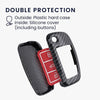 JVCV® Hard Case Key Cover Compatible with Audi A1 A3 A6 Q2 Q3 Q7 TT TTS R8 S3 S6 RS3 Folding Key - Stylish Durable Protection