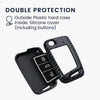 Hard Case Key Cover Compatible with Skoda Slavia Kushaq Taigun Tiguan Virtus Octavia Kodiaq Superb T ROC Folding Key