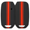 JVCV® Car Key Cover Compatible with Kia Seltos Facelift HTX and Carens X 4 Button Smart Key - Rally Stripe